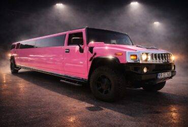 pinke Hummer Stretchlimo