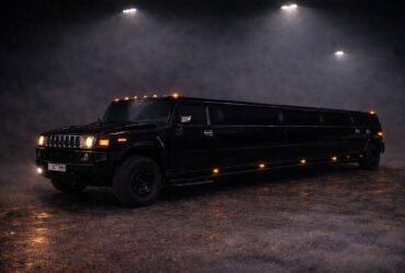 schwarze Hummer Stretchlimo